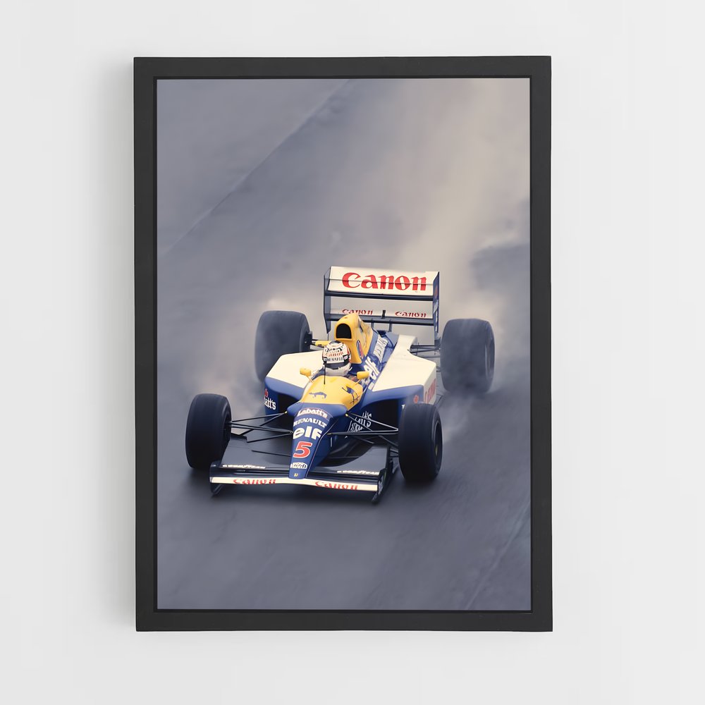 Poster Williams en Ébullition – affiche Voitures de Formule 1 (vue 2)